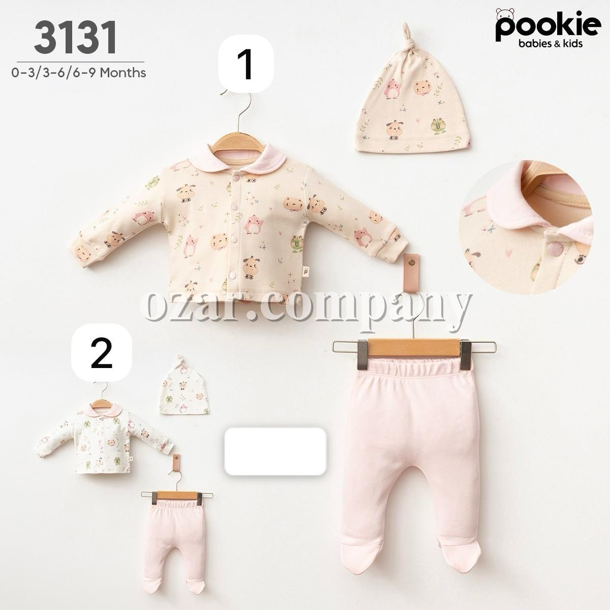 Комплект Для Девочки Pookie (0-3/3-6/6-9мес.)