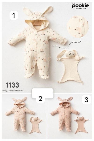 Человечек Для Новорождённых Pookie (0-3/3-6/6-9мес.)