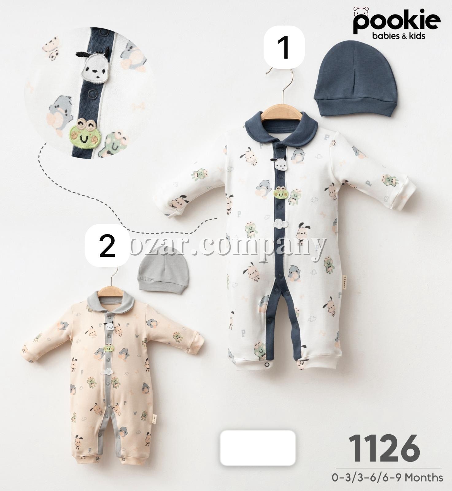 Человечек Для Мальчика Pookie (0-3/3-6/6-9мес.)
