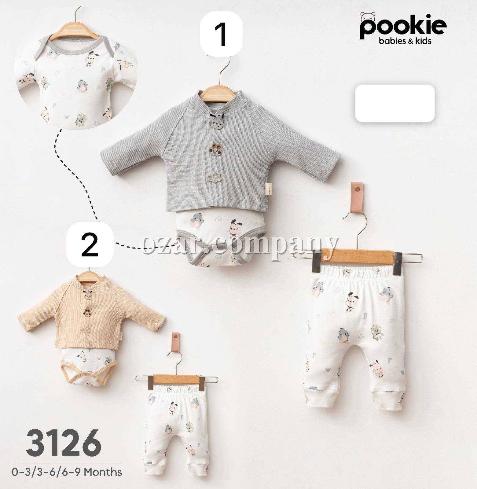 Комплект Для Мальчика Pookie (0-3/3-6/6-9мес.)