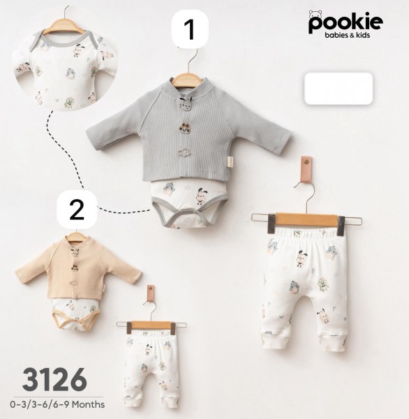 Комплект Для Мальчика Pookie (0-3/3-6/6-9мес.)