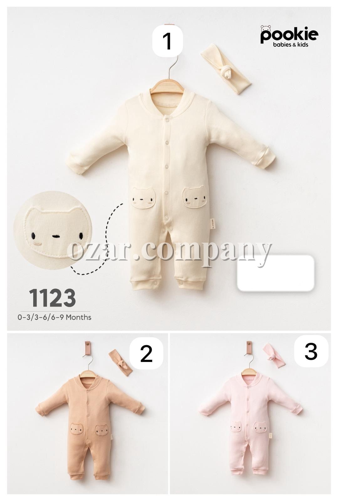 Человечек Для Девочки Pookie (0-3/3-6/6-9мес.)