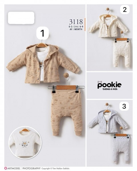 Костюм Тройка Для Мальчика Pookie (0-3/3-6/6-9мес.)