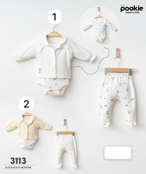 Комплект Для Девочки Pookie (0-3/3-6/6-9мес.)