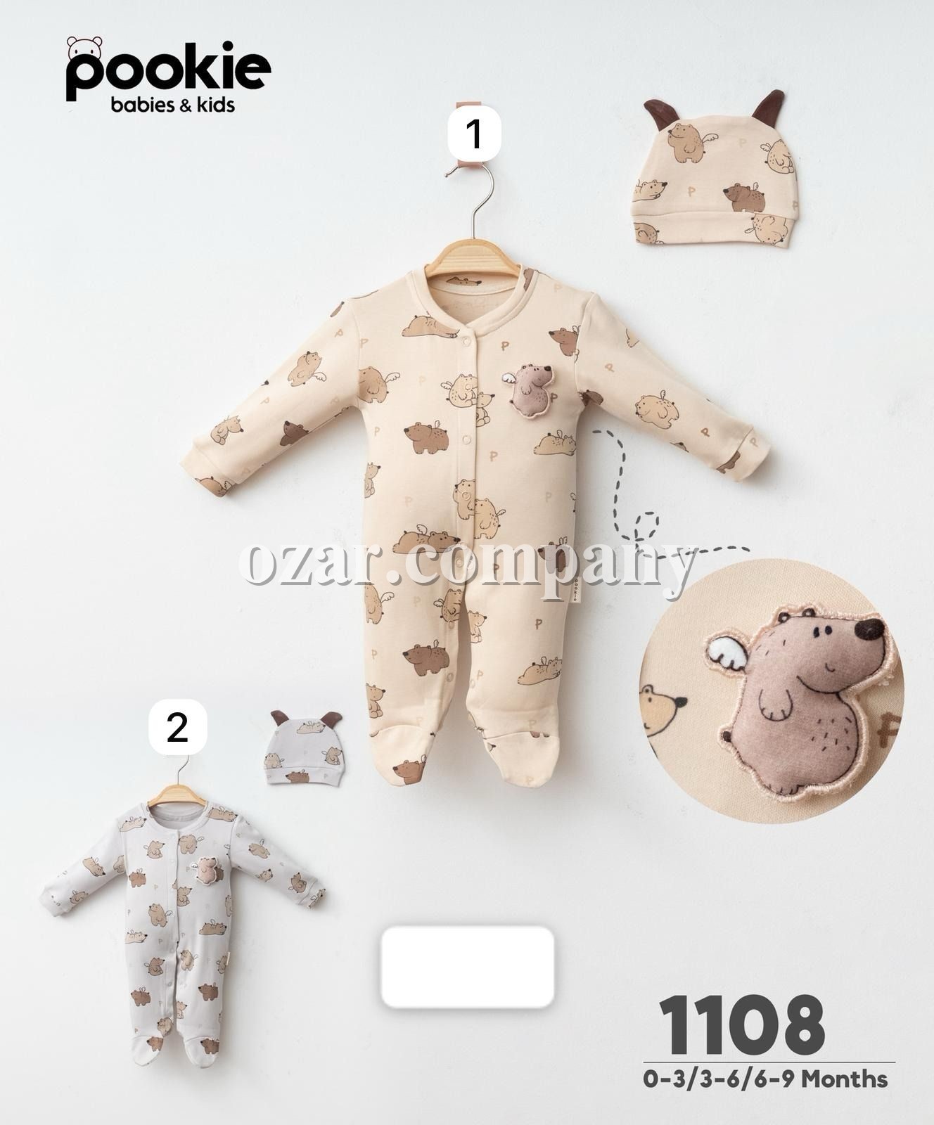 Человечек Для Мальчика Pookie (0-3/3-6/6-9мес.)