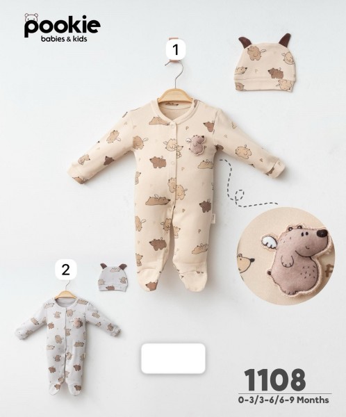 Человечек Для Мальчика Pookie (0-3/3-6/6-9мес.)