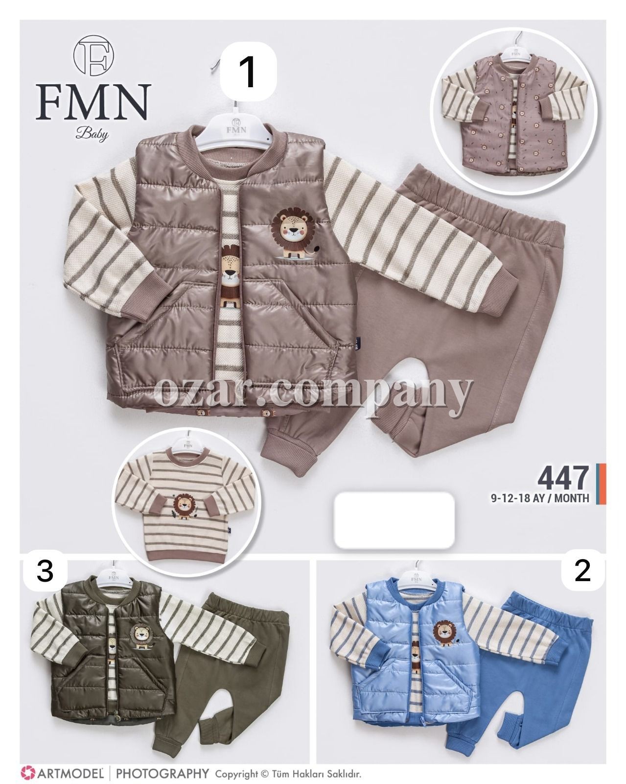 Костюм Тройка Для Мальчика FMN (9-12-18мес.)