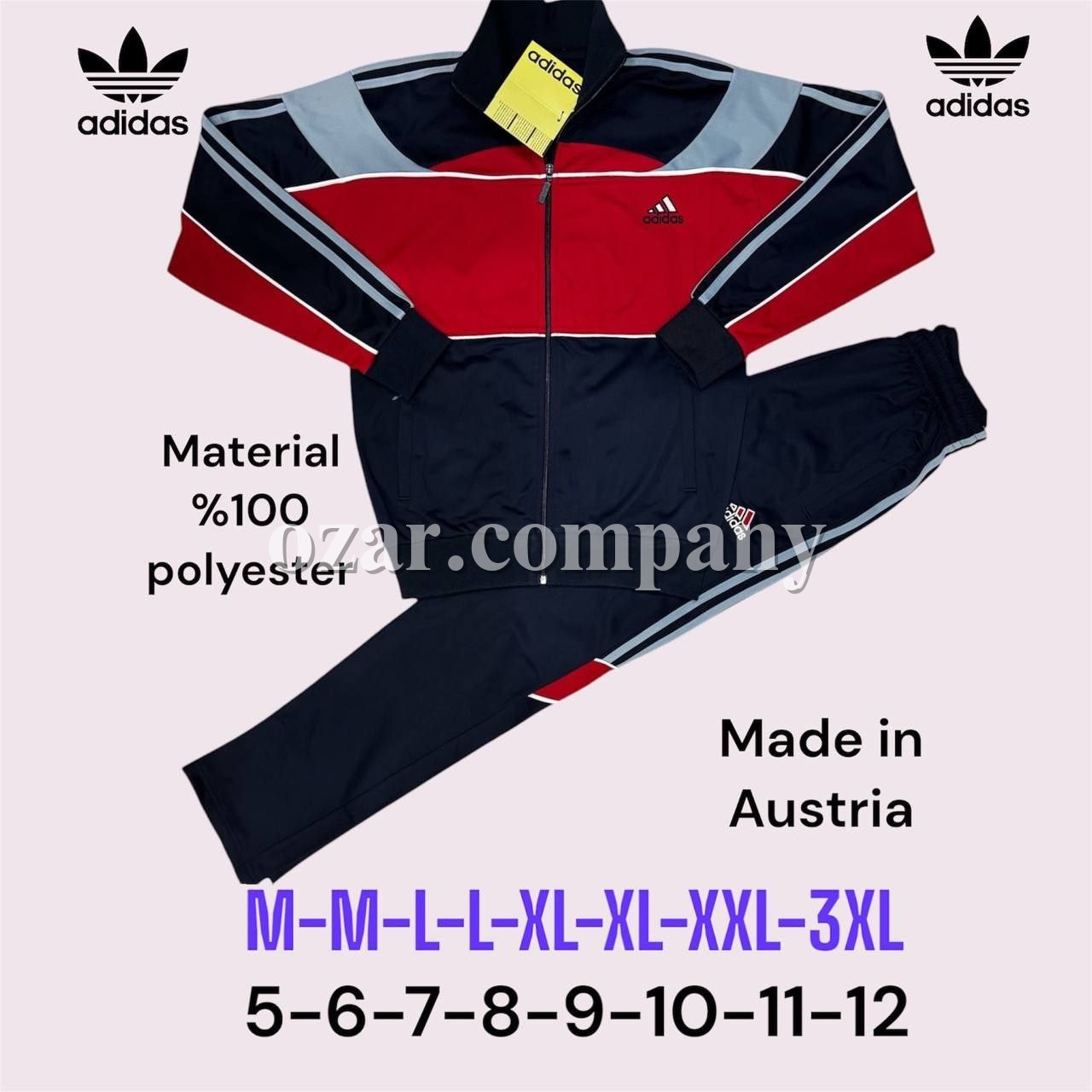 Мужской Спортивный Костюм Adidas