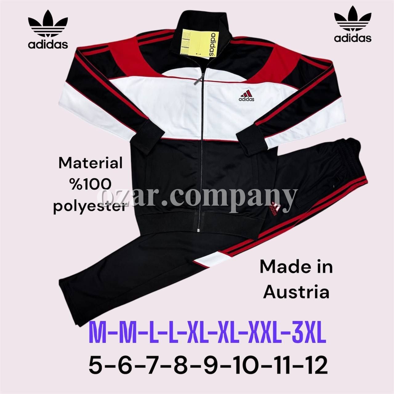 Мужской Спортивный Костюм Adidas