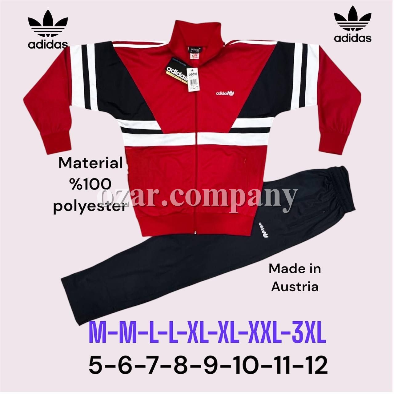 Мужской Спортивный Костюм Adidas