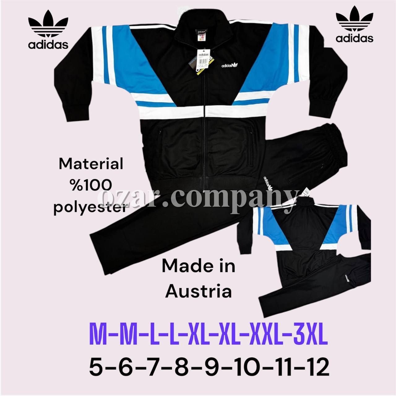 Мужской Спортивный Костюм Adidas