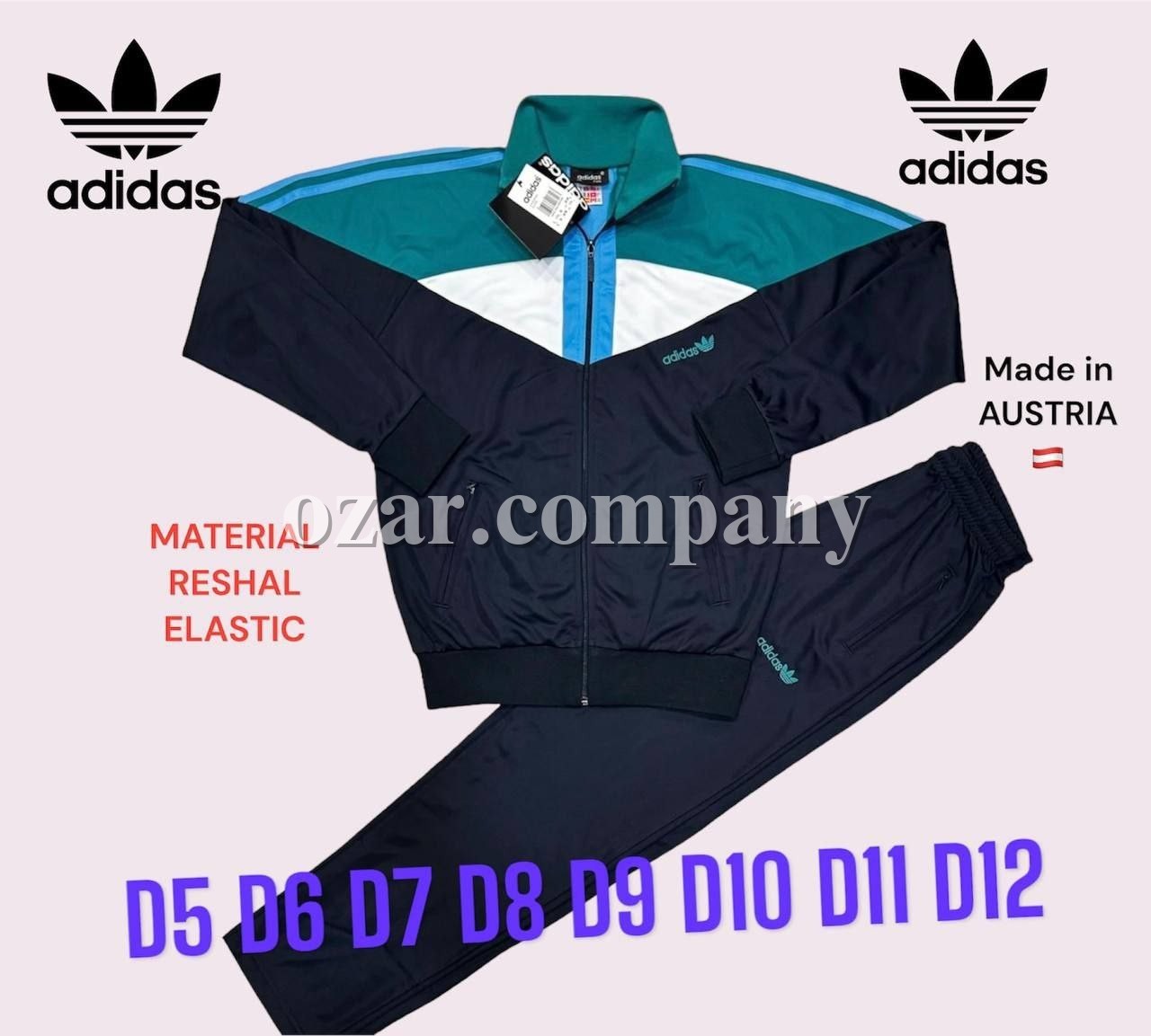 Мужской Спортивный Костюм Adidas