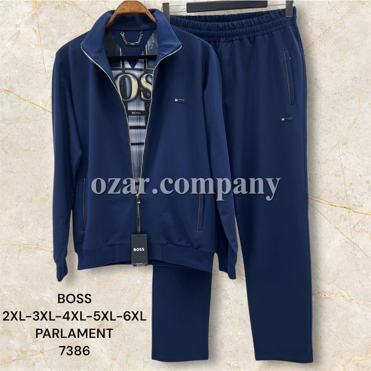 Мужской Спортивный Костюм Boss (Большие размеры)