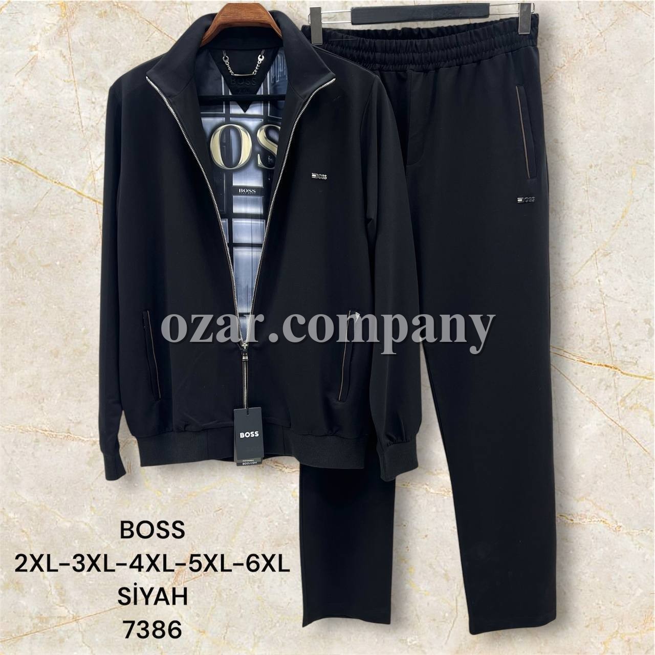 Мужской Спортивный Костюм Boss (Большие размеры)