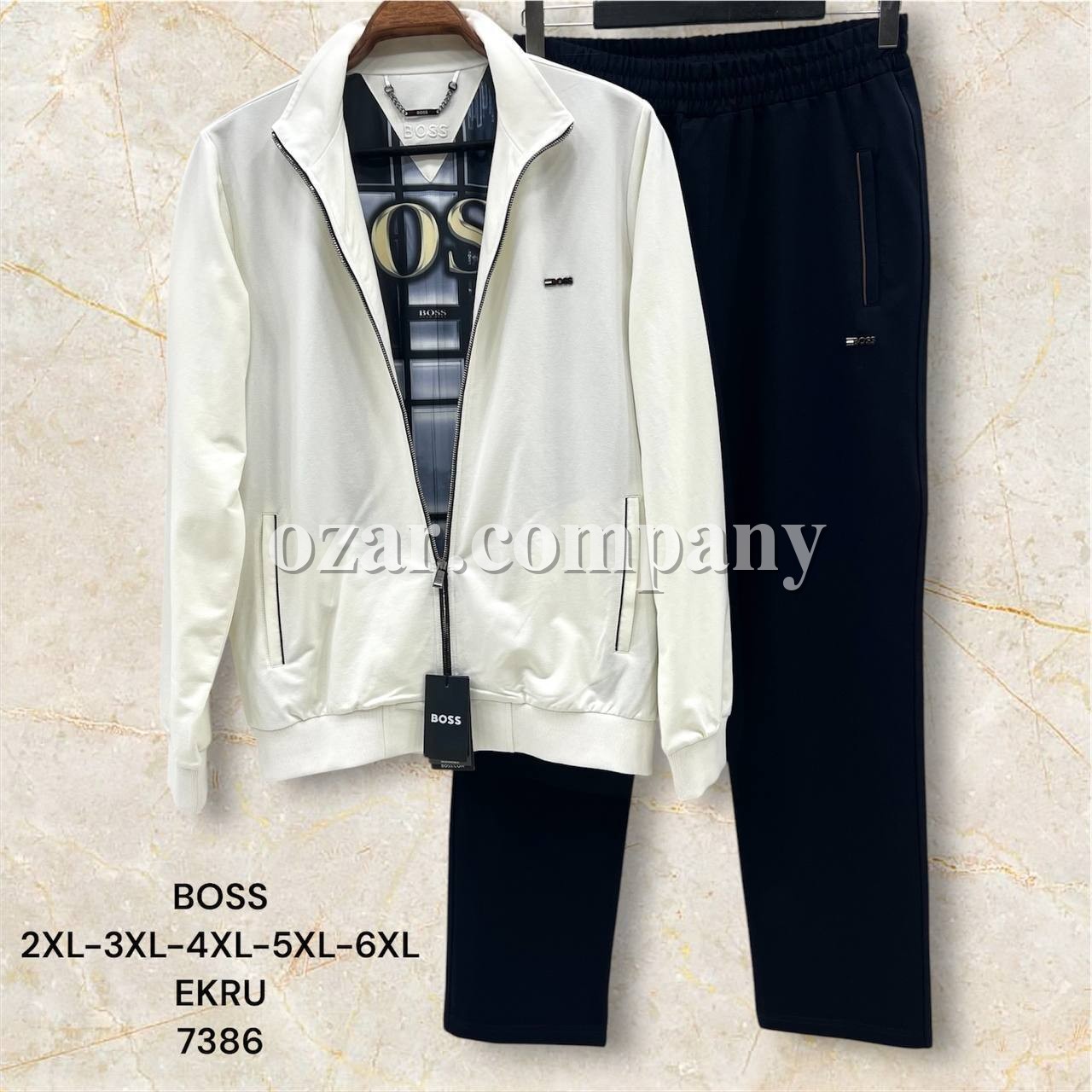 Мужской Спортивный Костюм Boss (Большие размеры)