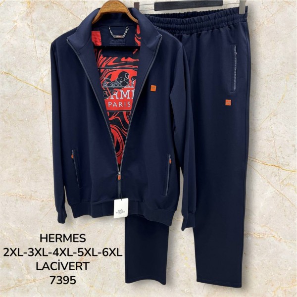 Мужской Спортивный Костюм Hermes (Большие размеры)