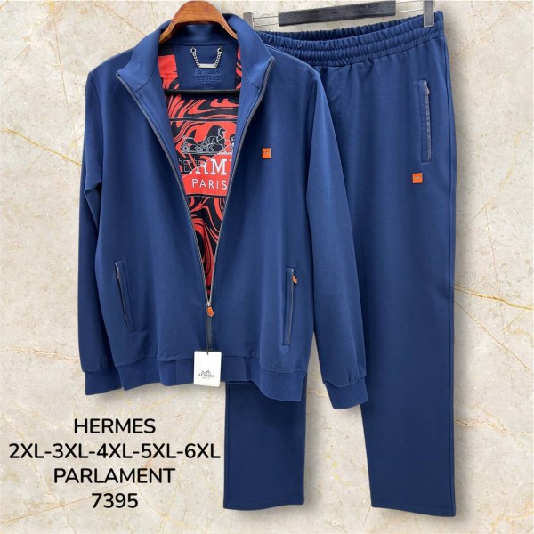 Мужской Спортивный Костюм Hermes (Большие размеры)
