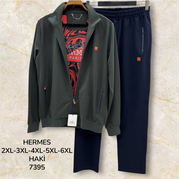 Мужской Спортивный Костюм Hermes (Большие размеры)