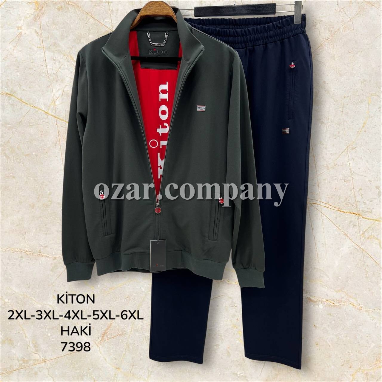 Мужской Спортивный Костюм Kiton (Большие размеры)