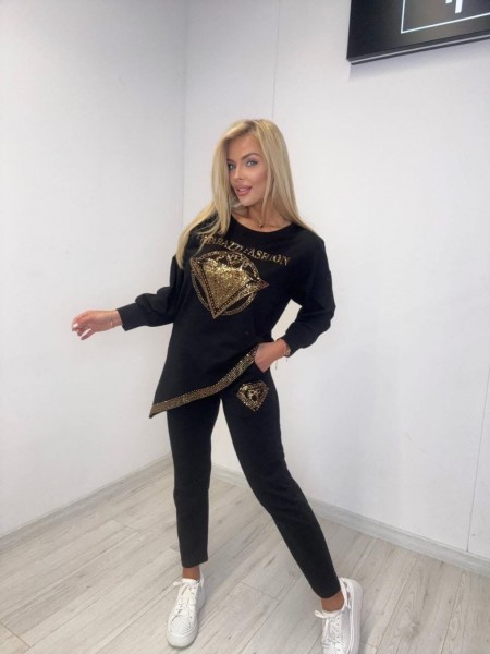 Женский Трикотажный Костюм Paparazzi Fashion 
