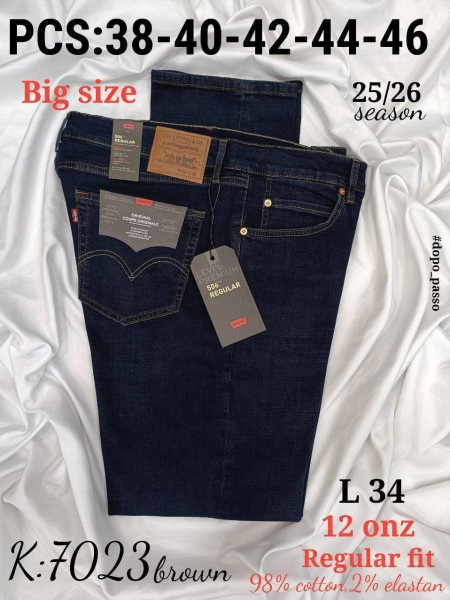 Мужские Джинсы Levi’s 506 (Большие размеры)