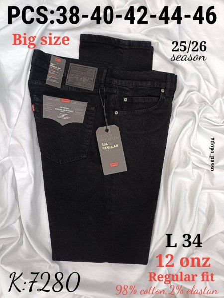 Мужские Джинсы Levi’s 506 (Большие размеры)