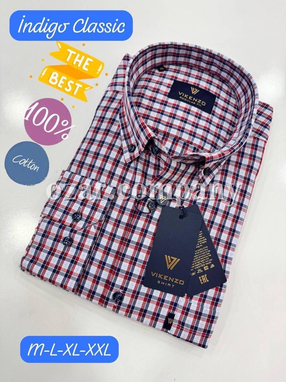 Мужская Рубашка Vikenzo