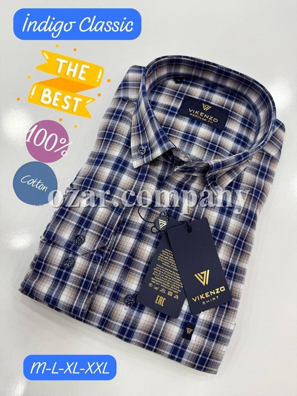 Мужская Рубашка Vikenzo
