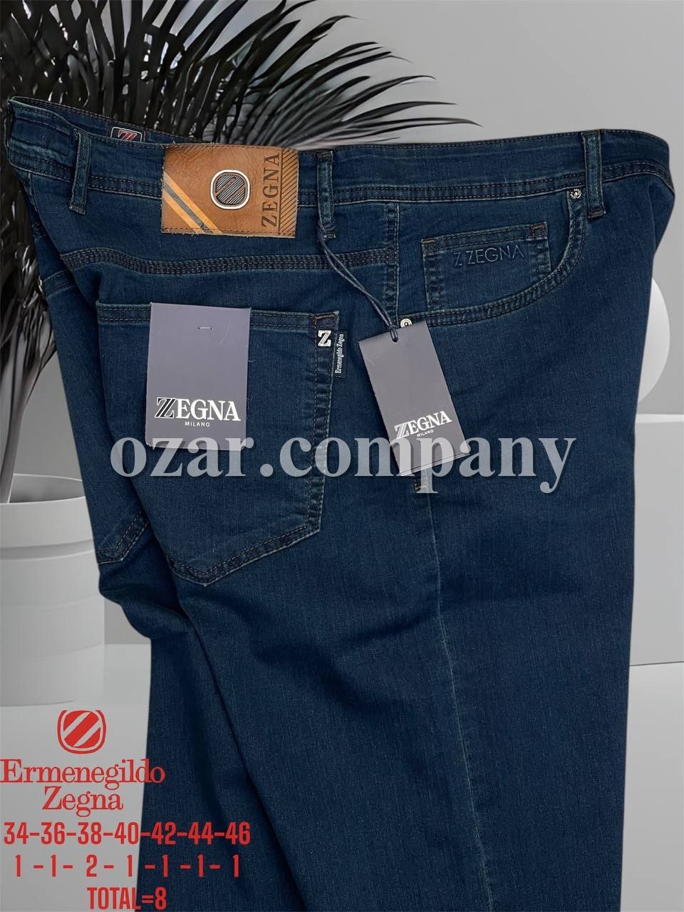 Мужские Джинсы Zegna (Большие размеры)