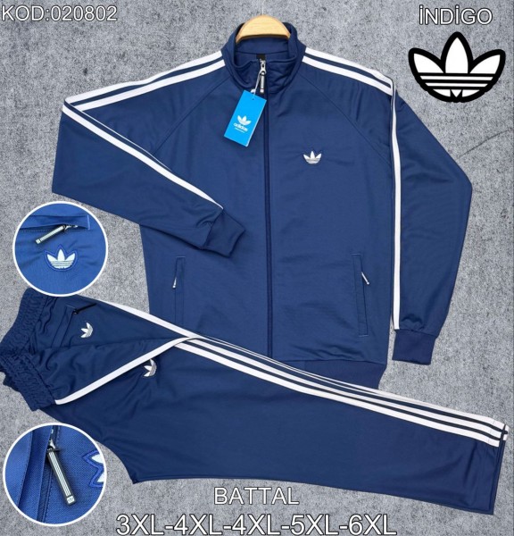 Мужской Спортивный Костюм Adidas (Большие размеры)