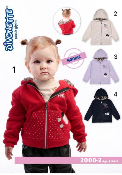 Худи Для Девочки Divonette (2-3-4-5лет)