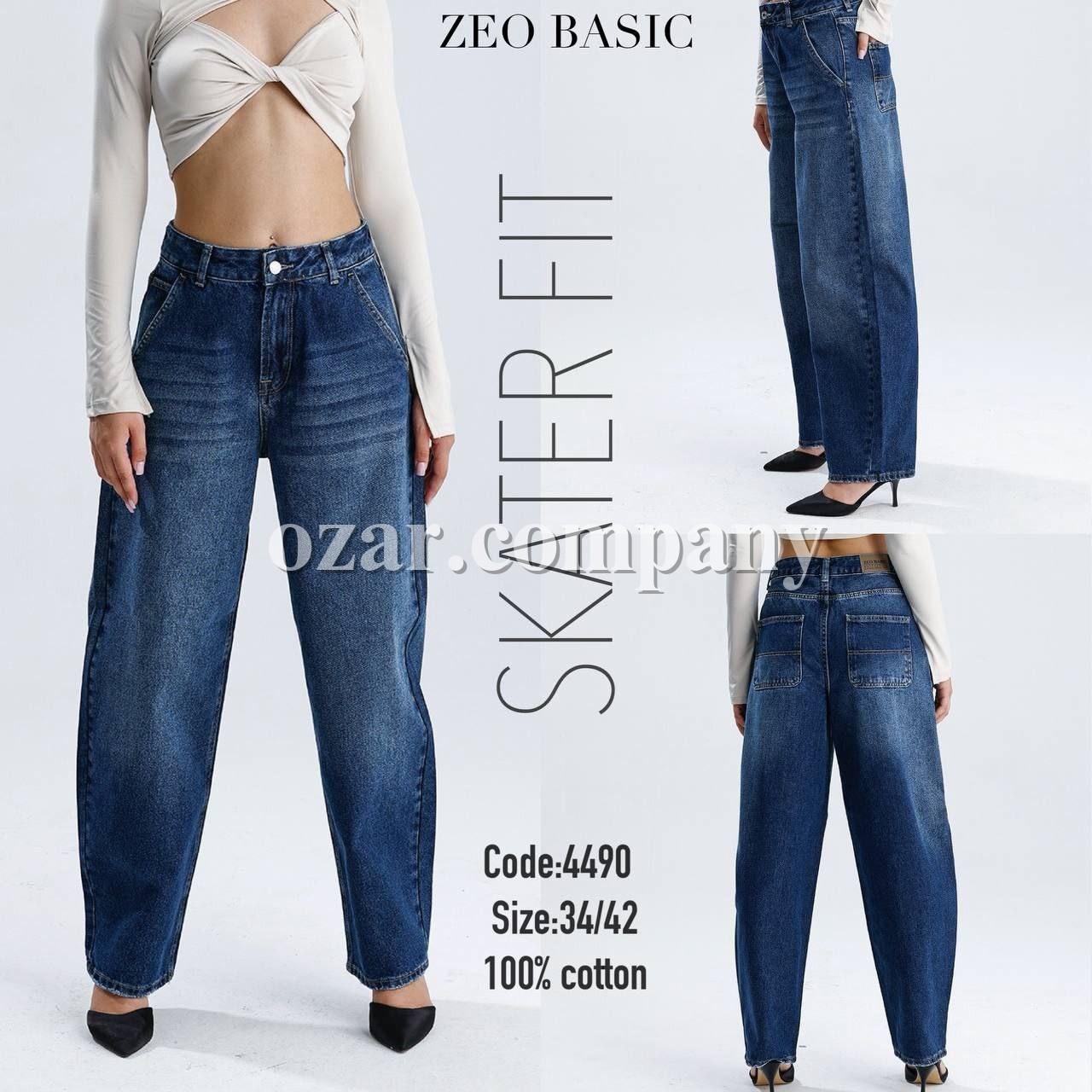 Женские Джинсы Zeo Basic