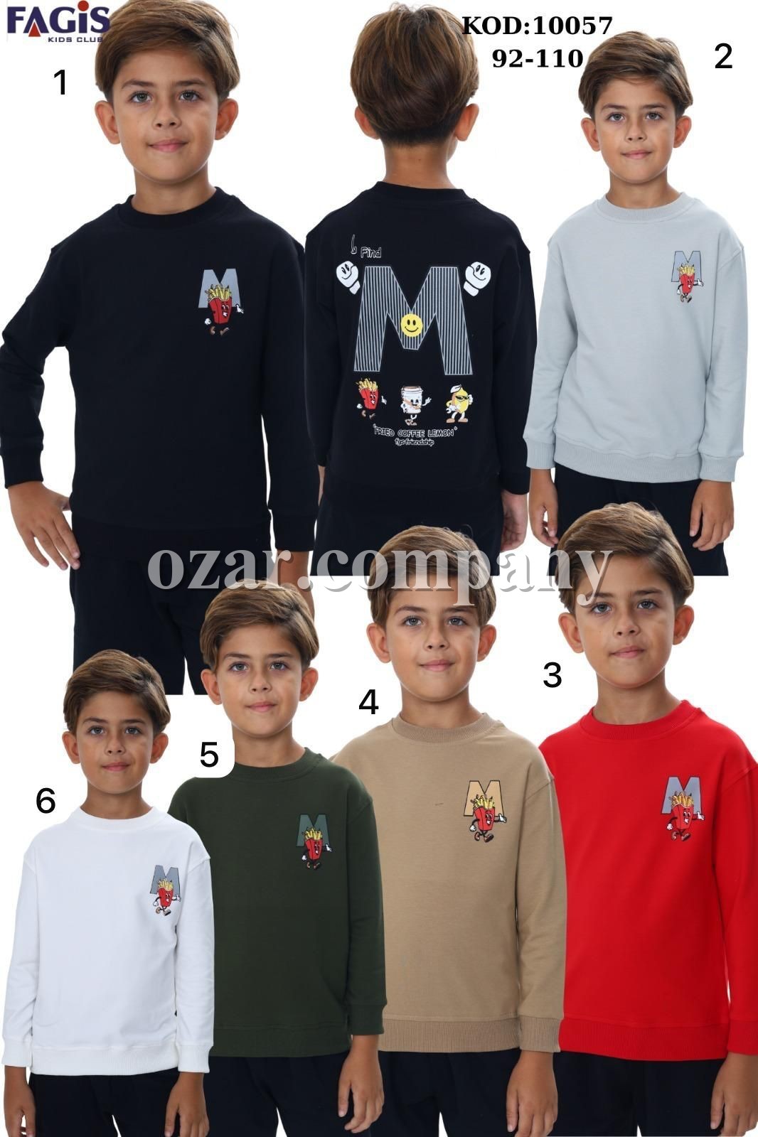 Свитшот Для Мальчика Fagis (2-3-4-5лет)