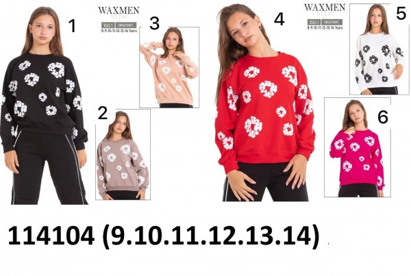 Свитшот Для Девочки Waxmen (9-10-11-12-13-14лет) 