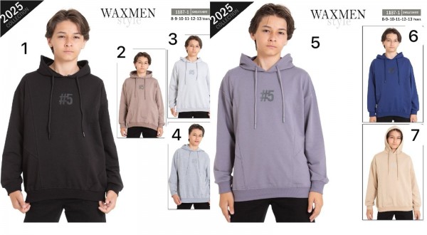 Худи Для Мальчика Waxmen (9-10-11-12-13-14лет) 
