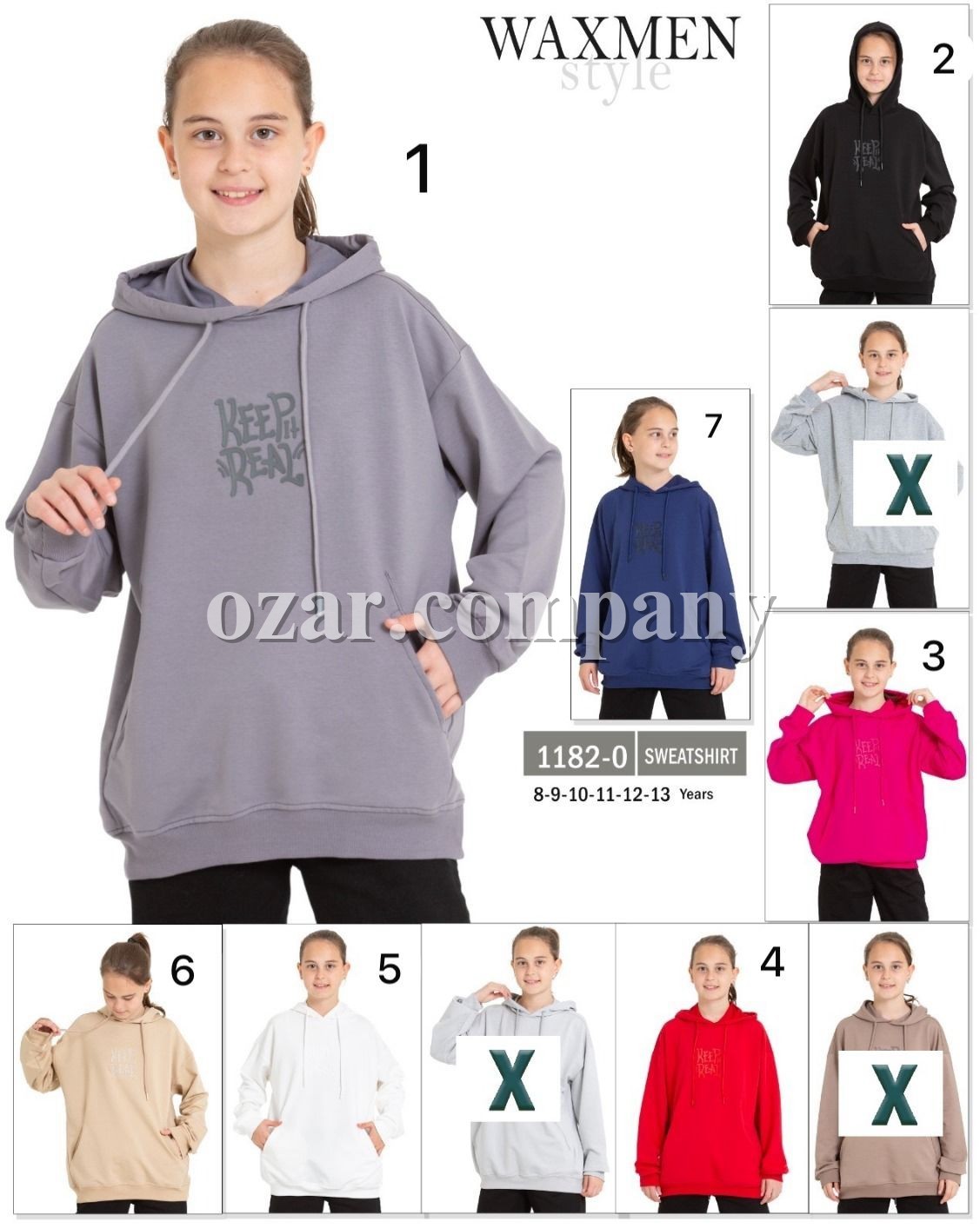 Худи Для Девочки Waxmen (9-10-11-12-13-14лет) 
