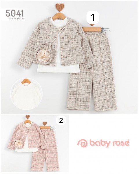 Костюм Тройка Для Девочки Baby Rose (2-3-4-5лет)