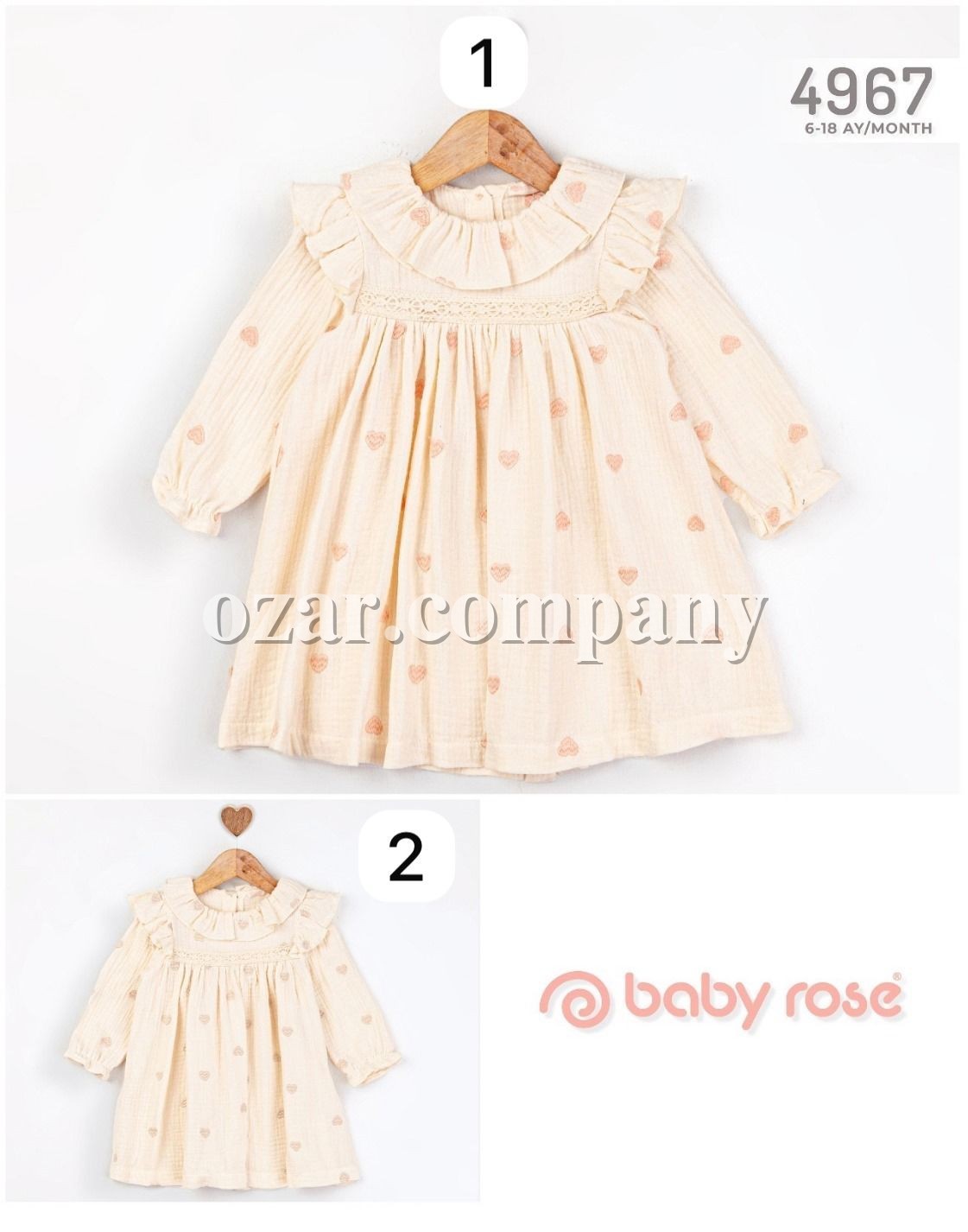 Платье Для Девочки Baby Rose (6-9-12-18мес.)