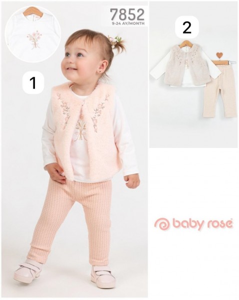 Костюм Тройка Для Девочки Baby Rose (9-12-18-24мес.)