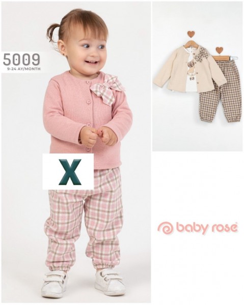Костюм Тройка Для Девочки Baby Rose (9-12-18-24мес.)