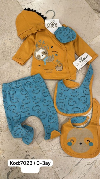 Комплект Для Мальчика Mini Zeyn (0-3мес.)
