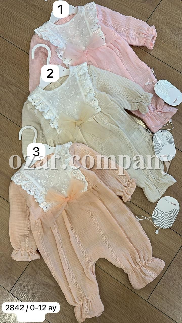Муслиновый Человечек Для Девочки Carmin (0-3/3-6/6-9/9-12мес.)