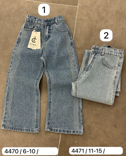Джинсы Для Девочки City Wear (6-7-8-9-10лет)