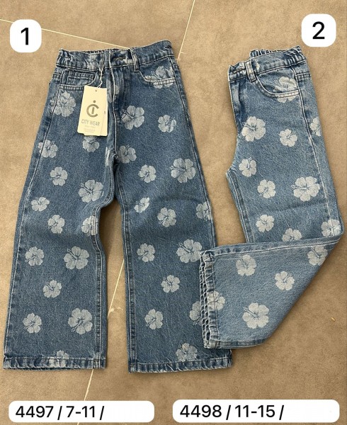Джинсы Для Девочки City Wear (7-8-9-10-11лет)
