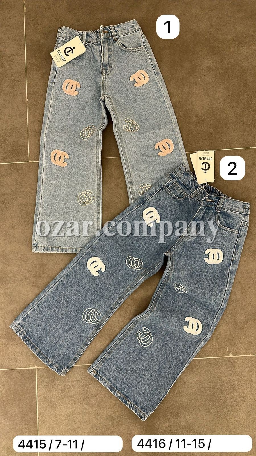 Джинсы Для Девочки City Wear (7-8-9-10-11лет)