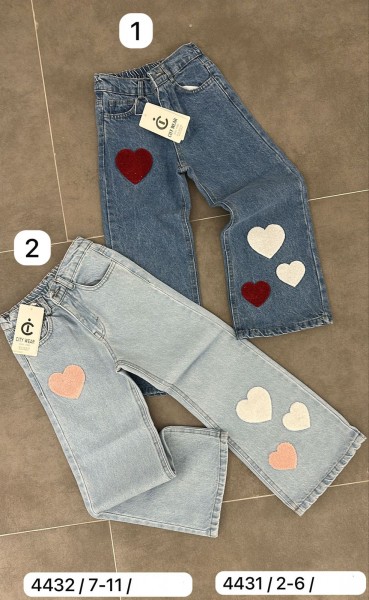 Джинсы Для Девочки City Wear (7-8-9-10-11лет)