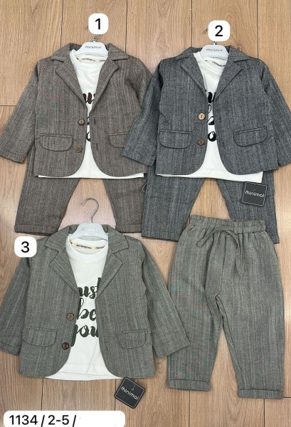 Костюм Тройка Для Мальчика Minimal (2-3-4-5лет)