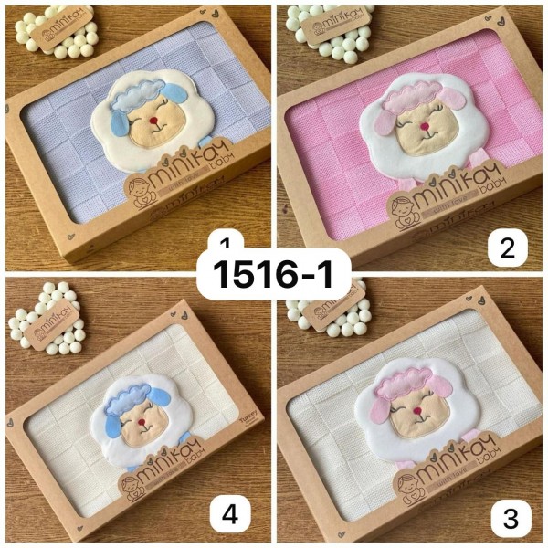 Плед Для Новорождённых Minikay (0-12м)