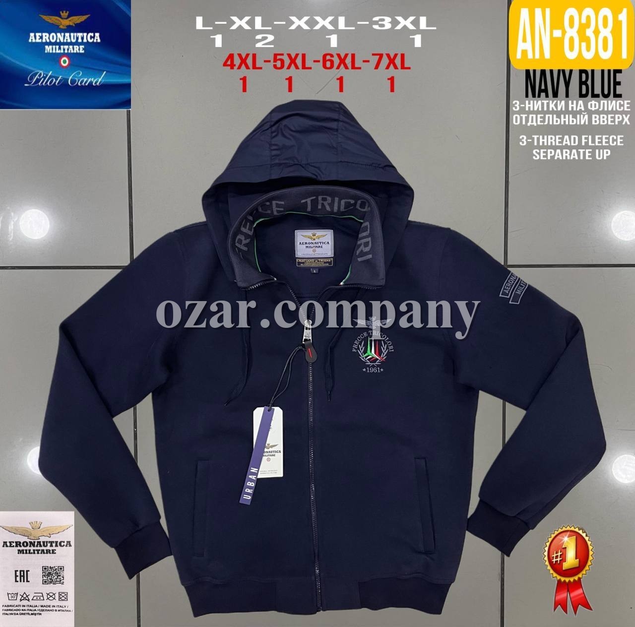 Мужская Мастерка Aeronautica Militare (Большие размеры)