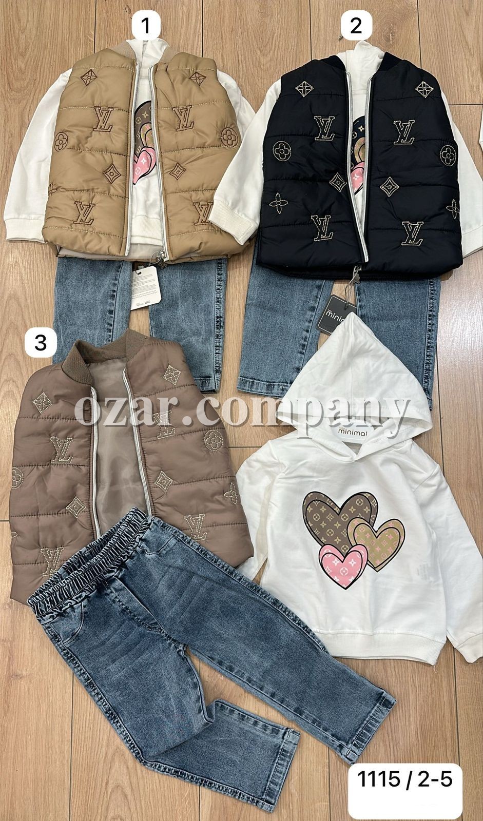 Костюм Тройка Для Девочки Minimal (2-3-4-5лет)